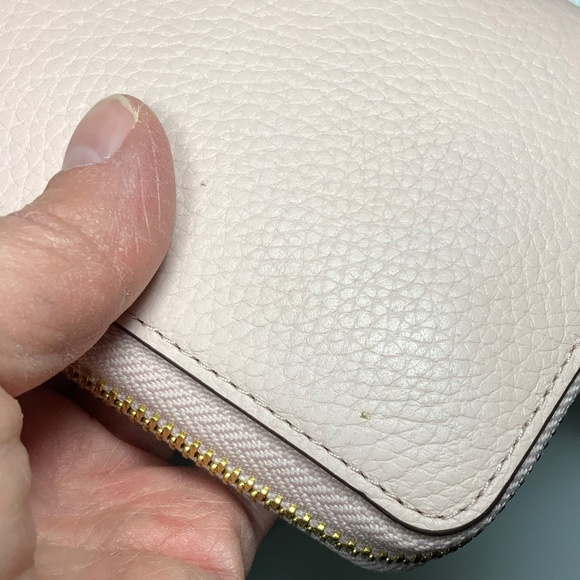 Michael Kors Jet Set Travel Large Pebbled Leather Wristlet - Picture 7 of 16